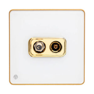 پریز آنتن دو منظوره آسیا الکتریک مدل یاقوت