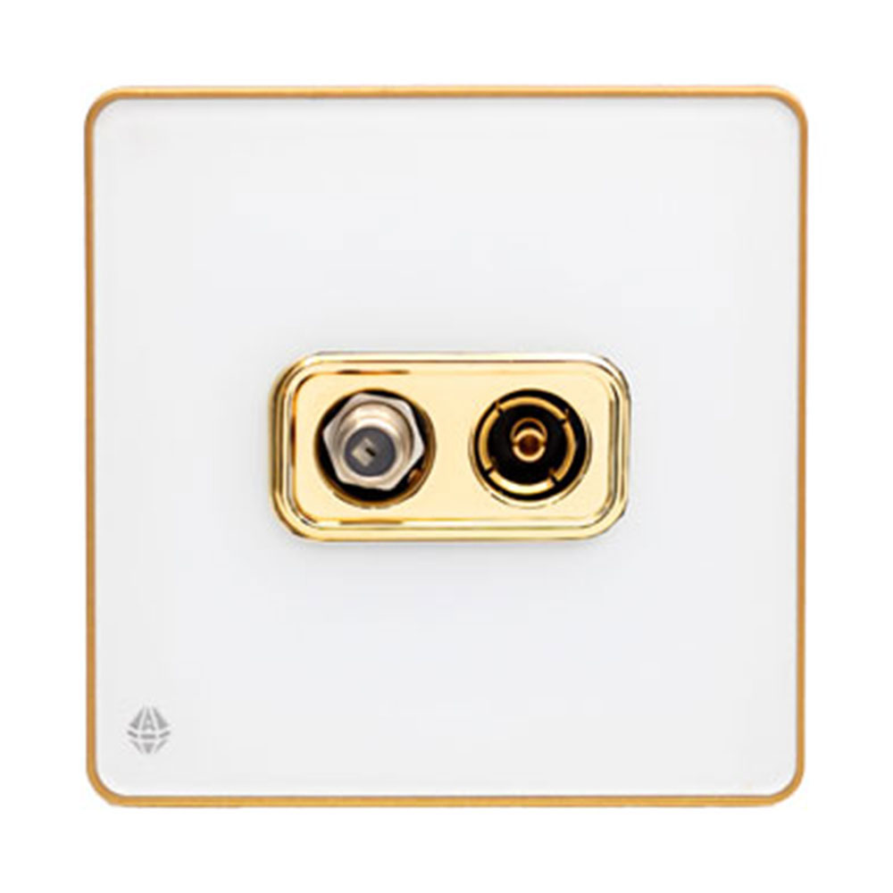 پریز آنتن دو منظوره آسیا الکتریک مدل یاقوت