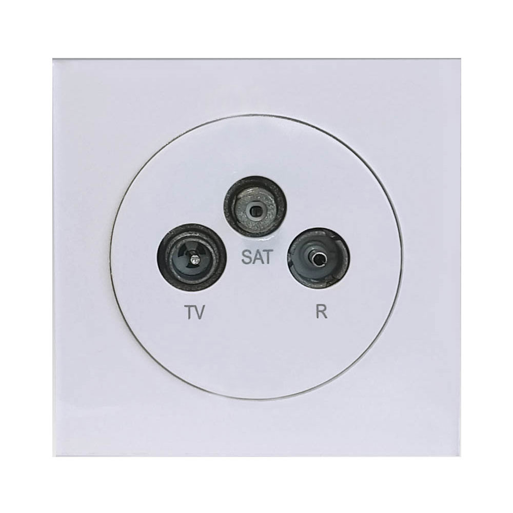 پریز فیش آنتن مرکزی دلند پلاس مدل آوا پلکسی