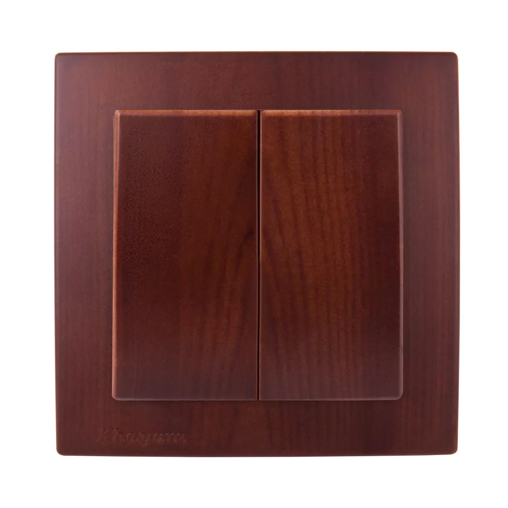 کلید دو پل طرح چوب خیام الکتریک مدل پرشین