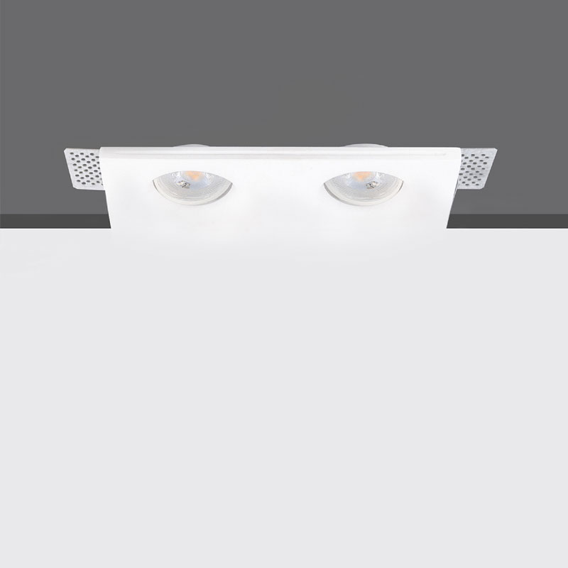 فریم گچی سقفى دو شعله توکار شعاع مدل SH-4402