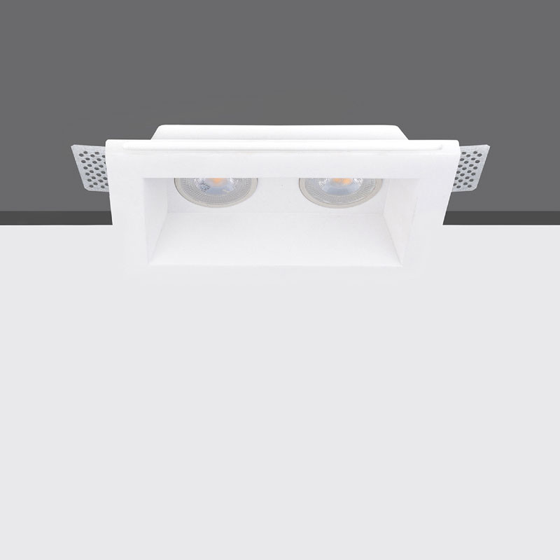 فریم گچی سقفى دو شعله توکار شعاع مدل SH-2202