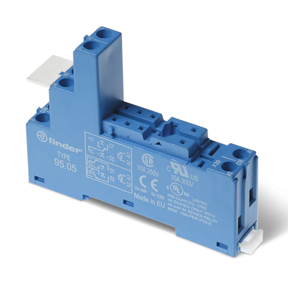 سوکت 9505 SPA رله فیندر با نگهدارنده پلاستیکی