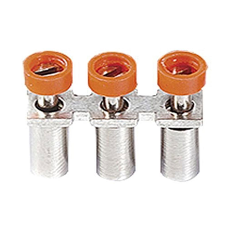 جامپر از بالا ترمینال پیچی 3 خانه سایز 10 مدل CC3-10 رعد بسته 50 عددی