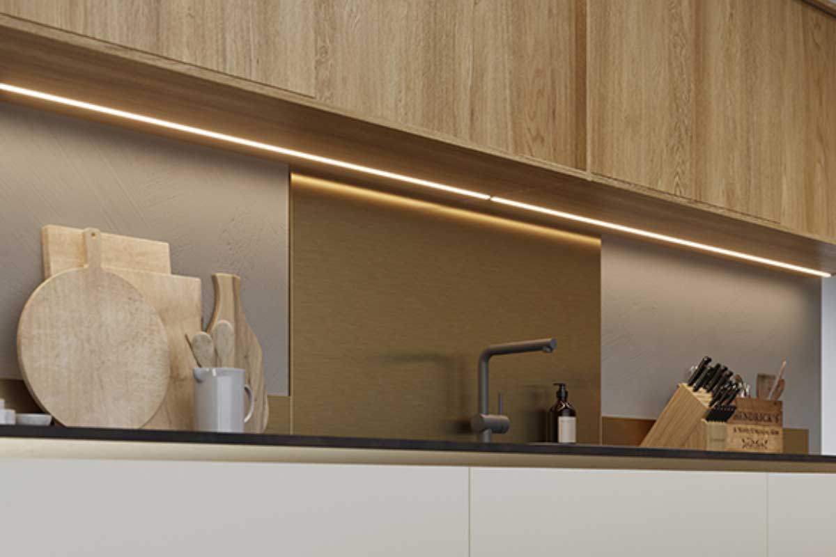 چراغ زیر کابینتی برای نورپردازی وظیفهای