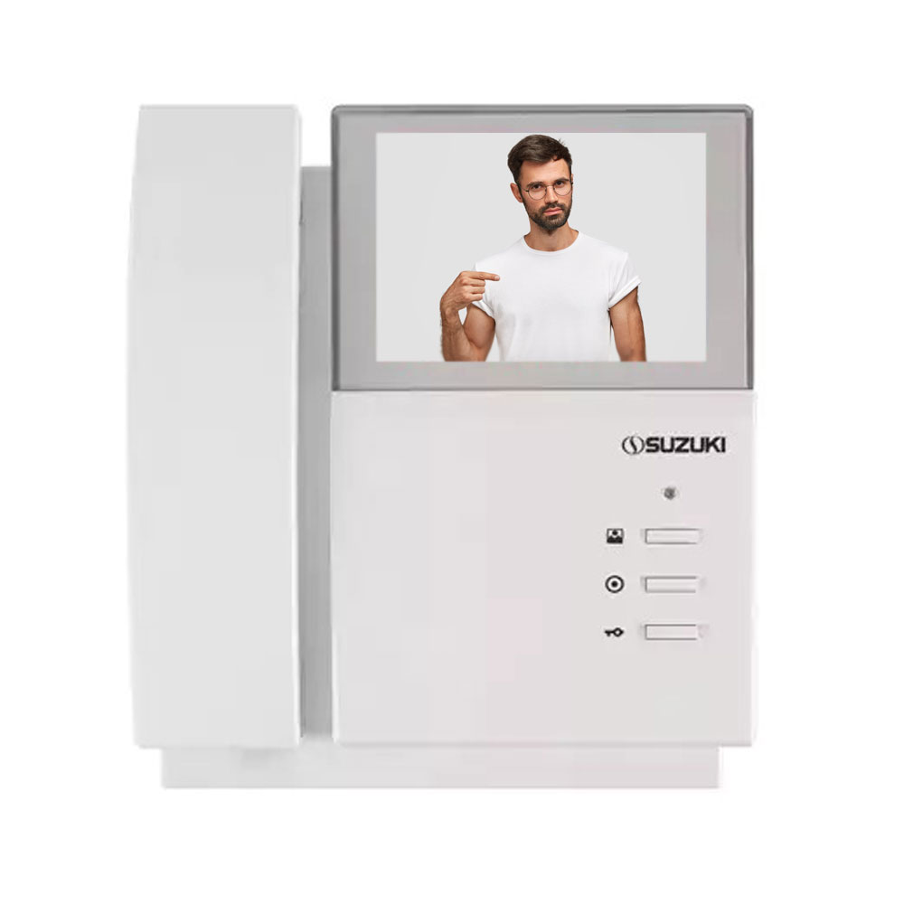 مانیتور آیفون تصویری 4.3 اینچ حافظه دار سوزوکی مدل SZ-423M