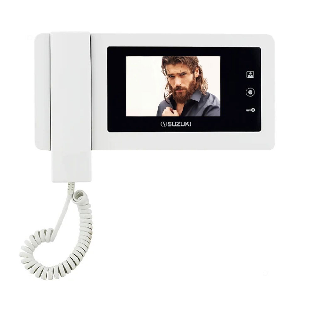 مانیتور آیفون تصویری 4.3 اینچ حافظه دار سوزوکی مدل SZ-425M