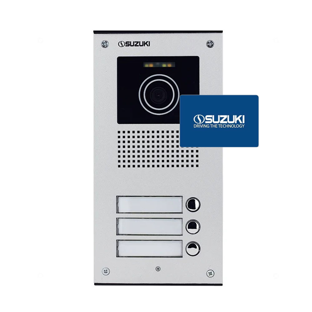 پنل آیفون تصویری کارتی 3 واحدی سوزوکی سری U