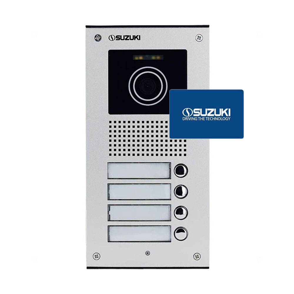 پنل آیفون تصویری کارتی 4 واحدی سوزوکی سری U