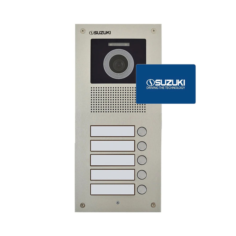 پنل آیفون تصویری کارتی 5 واحدی سوزوکی سری U