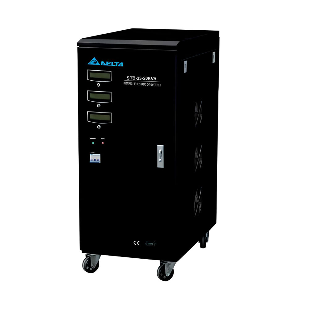 استابلایزر 30KVA سه فاز 40 آمپر رله ای دلتا مدل STB-33