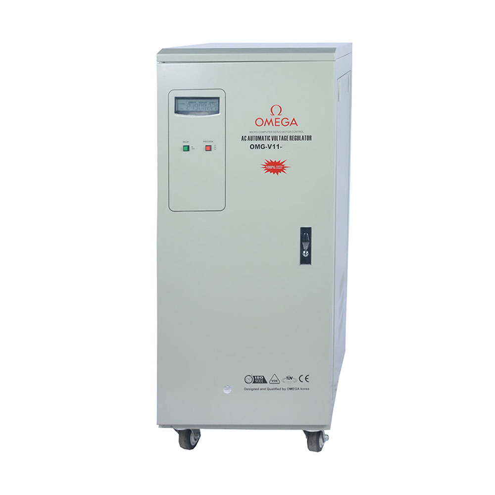 استابلایزر تک فاز 20KVA سروو موتوری امگا مدل OMG-V11-20kva