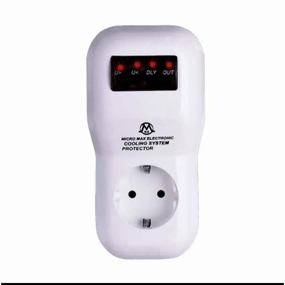 محافظ میکروپروسسوری دوشاخه ای 30 آمپر کولر گازی آنالوگ میکرومکس مدل AVP- 303