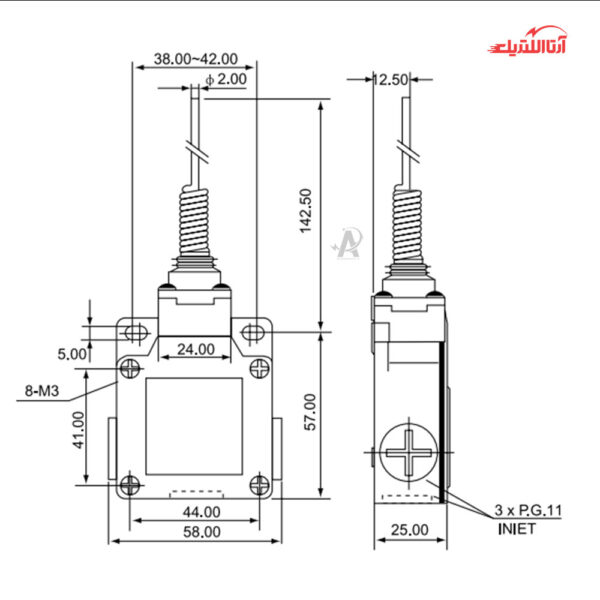 لیمیت سوئیچ آنتنی CNTD مدل CSA-061
