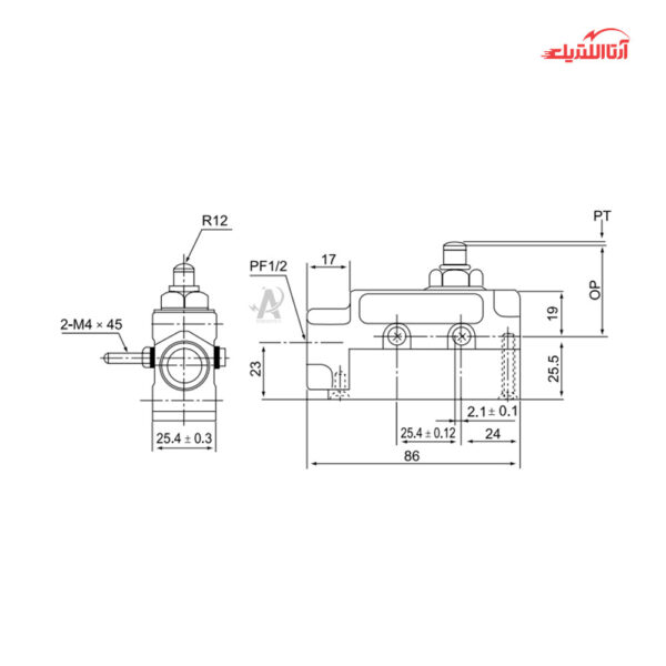 لیمیت سوئیچ CNTD مدل TZ-6001