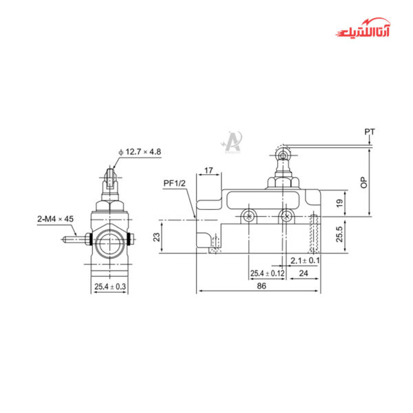لیمیت سوئیچ CNTD مدل TZ-6002