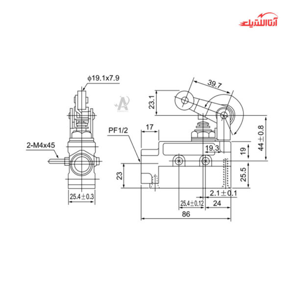 لیمیت سوئیچ CNTD مدل TZ-6004