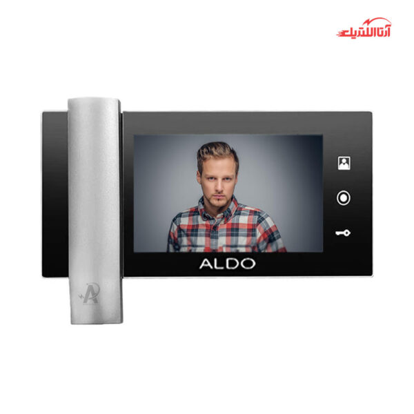 مانیتور آیفون تصویری 7 اینچ حافظه دار آلدو مدل 728M - تصویر 2