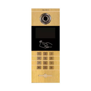 پنل آیفون تصویری کدینگ کارتی آلدو مدل لوکس طلایی