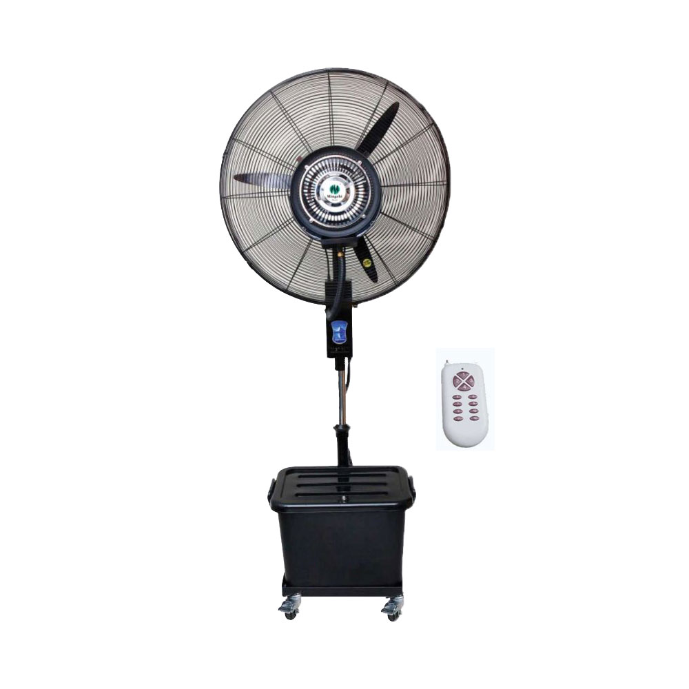 پنکه مه پاش ایستاده قطر 75 ریموت دار منگزی