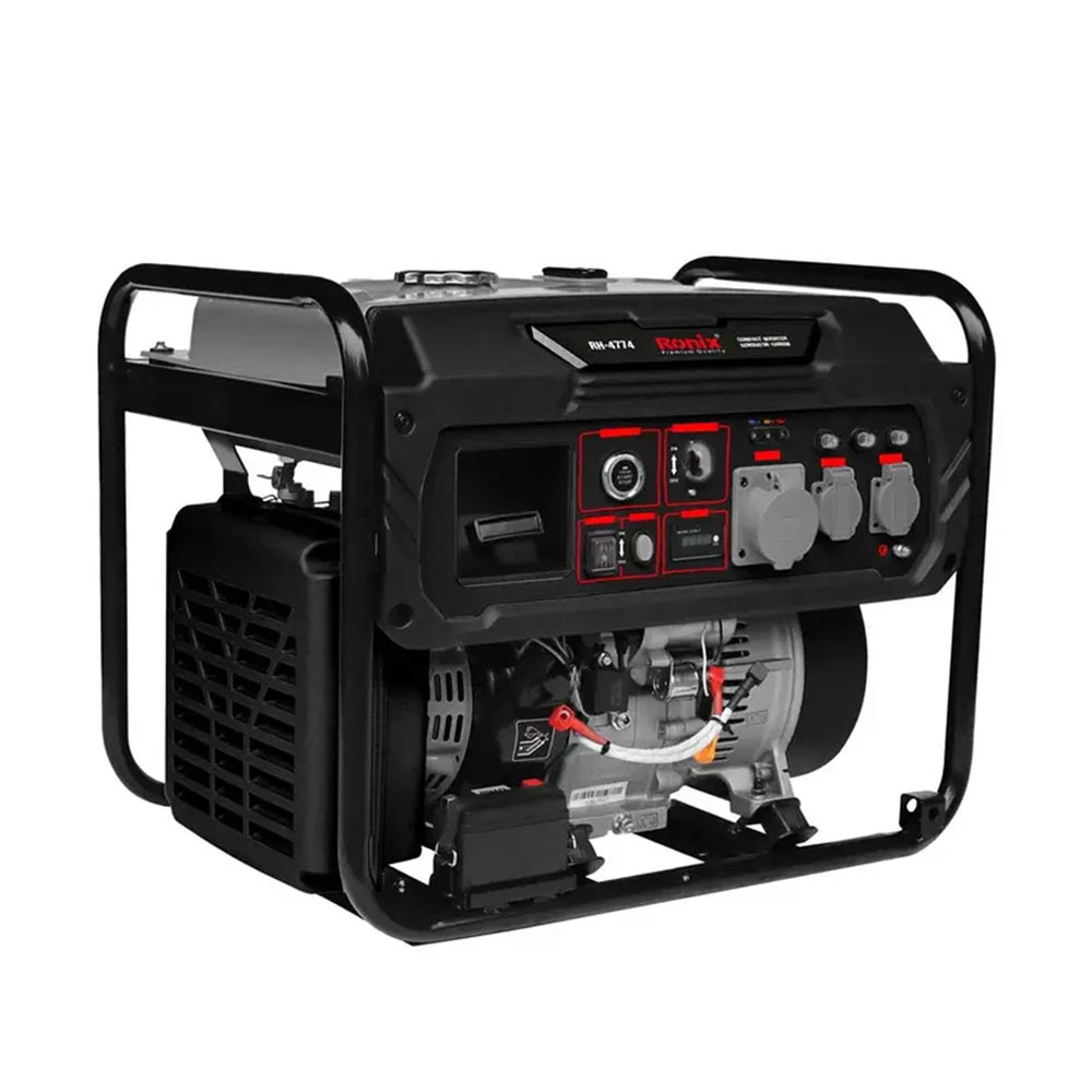 ژنراتور اینورتر کامپکت 10Kva وات بنزینی رونیکس مدل RH-4774