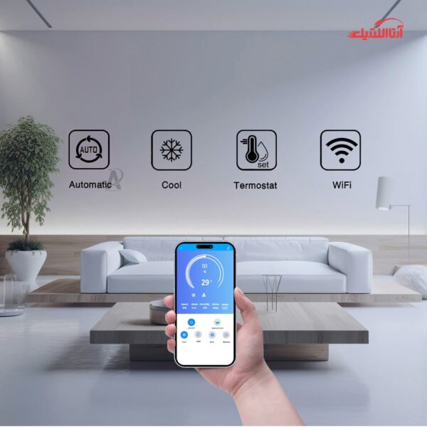 کولر پلیمری سلولزی 30000 بالا زن نیرو تهویه البرز مدلTYPHOON6/300U