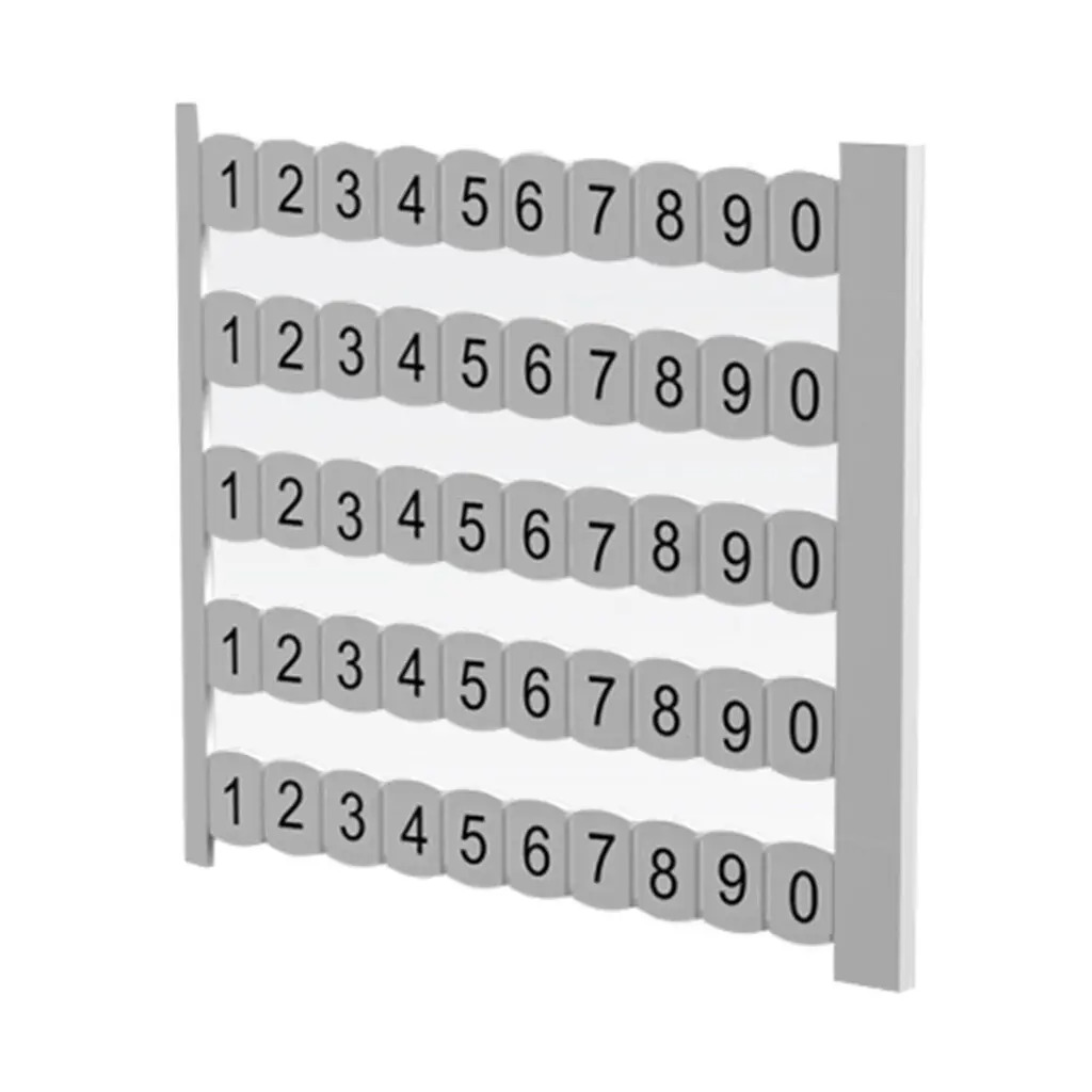 شماره ترمینال مدل سایز NS6 رعد بسته 10 عددی