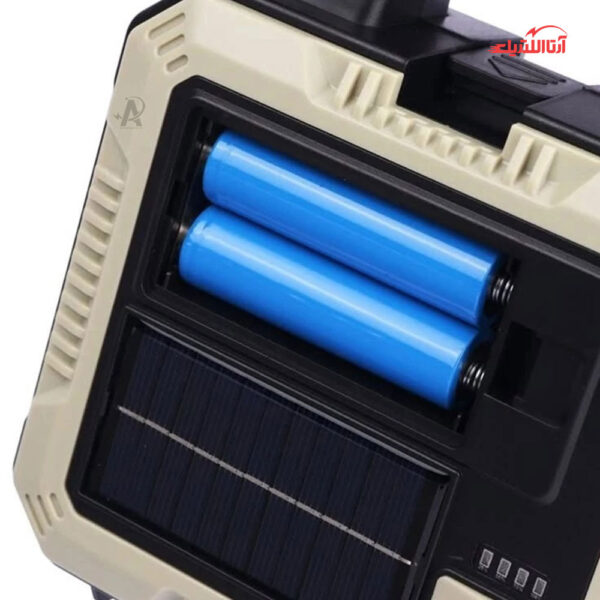 چراغ قوه خورشیدی و جعبه ابزار قابل حمل شهاب کد 7739-C