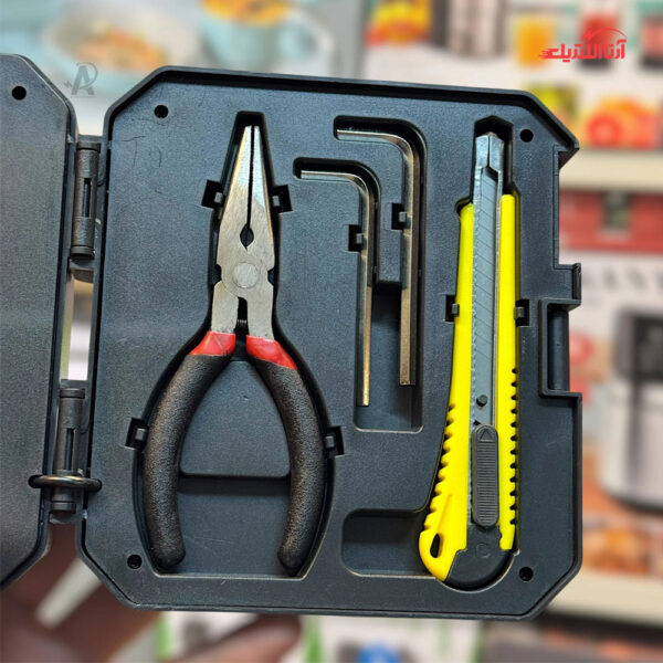 چراغ قوه خورشیدی و جعبه ابزار قابل حمل شهاب کد 7739-C