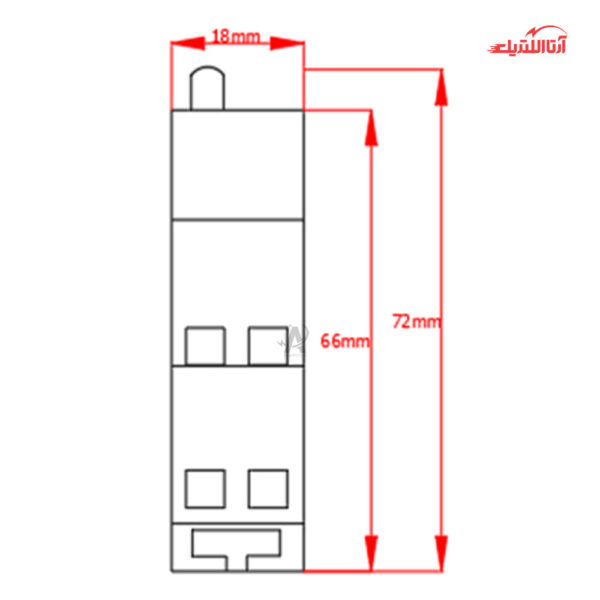 رله ضربه‌ای 2 پل 16 آمپر دستی و اتوماتیک JBH مدل 2NO کد RL21620A