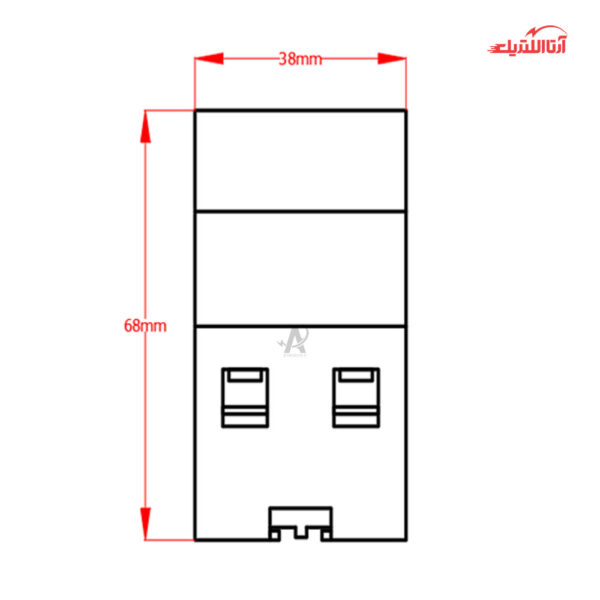 محافظ ولتاژ و جریان تکفاز 63 آمپر JBH مدل CVP-S کد P42063A1
