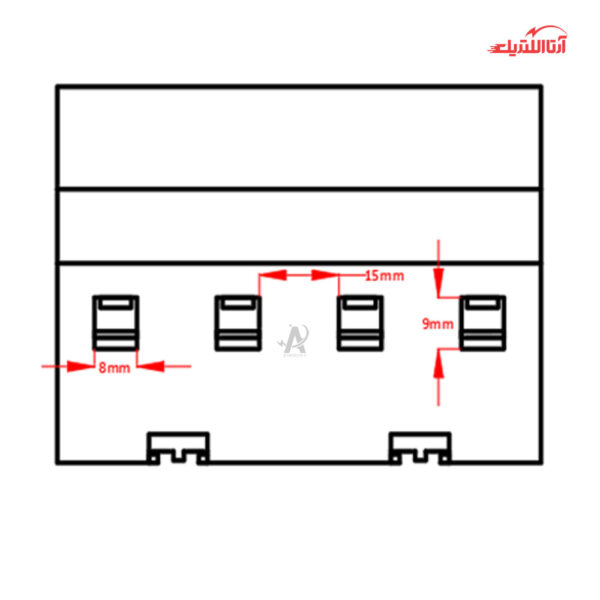 محافظ ولتاژ و جریان سه فاز 100 آمپر JBH مدل CVP-SP کد P44100A1