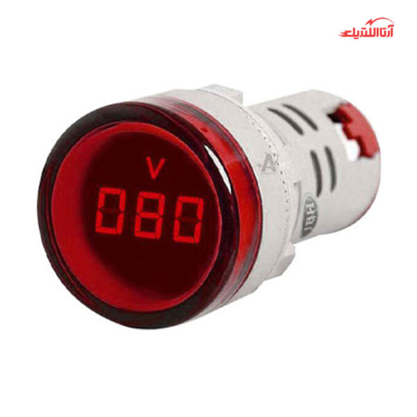 چراغ سیگنال ولت متر گرد JBH کد DI 22-V-R