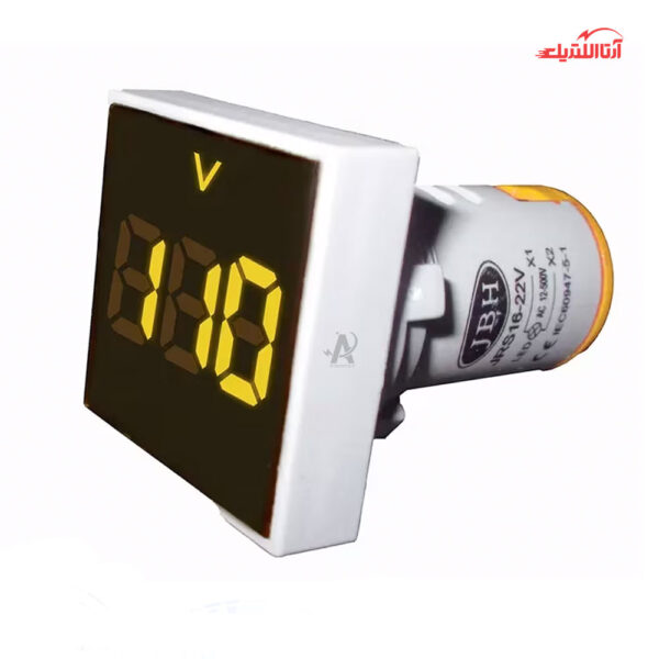 چراغ سیگنال ولت متر مربع JBH کد DI 22-V-S