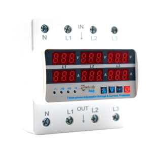 محافظ ولتاژ و جریان هوشمند 4 پل 3 فاز 100 آمپر پارس اروند الکتریک