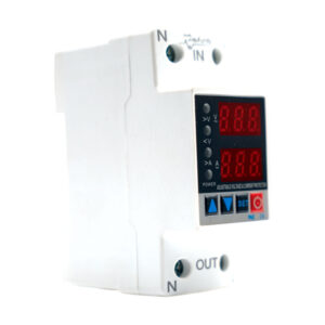 محافظ ولتاژ و جریان هوشمند 2 پل تکفاز 63 آمپر پارس اروند الکتریک