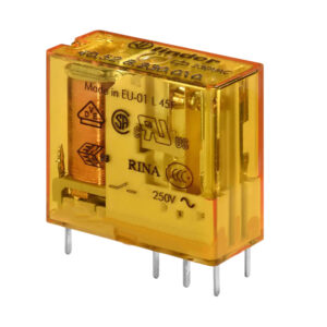 رله شیشه ای 8 پایه 2 کنتاکت 48 ولت AC فیندر کد 40.52.8.048.0000