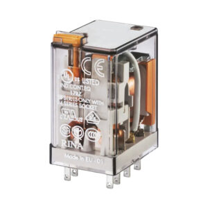 رله شیشه ای 8 پایه 2 کنتاکت 12 ولت DC فیندر کد 55.32.9.012.0094