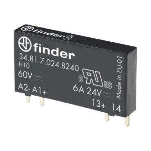 رله اتو کوپر 8 پایه تک کنتاکت 24 ولت DC فیندر کد 34.81.7.024.8240