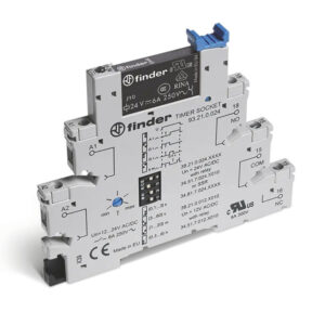 رله تایمر PLC فوق باریک 24 ولت AC/DC فیندر کد 38.21.0.024.0060
