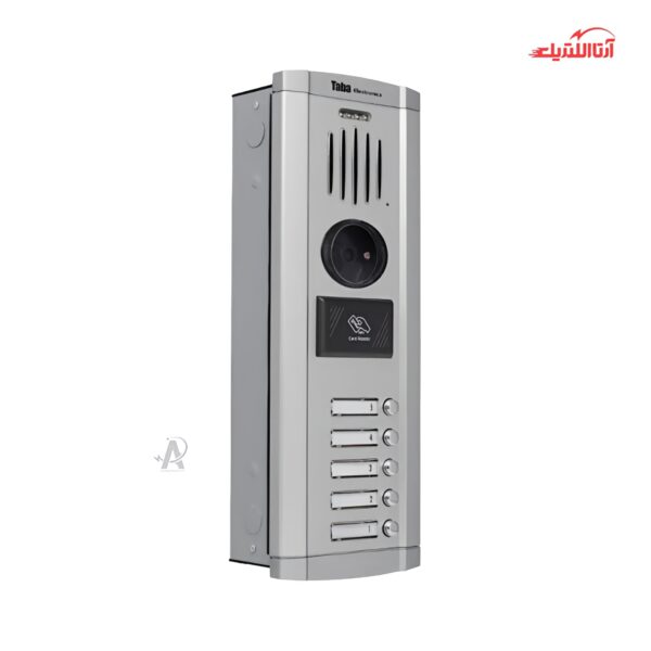 پنل آیفون تصویری کارتی 5 واحدی تابا مدل سهند TVP-1860 عمودی