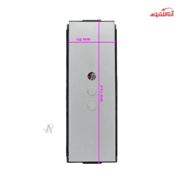 پنل آیفون تصویری کارتی 5 واحدی تابا مدل سهند TVP-1860 عمودی