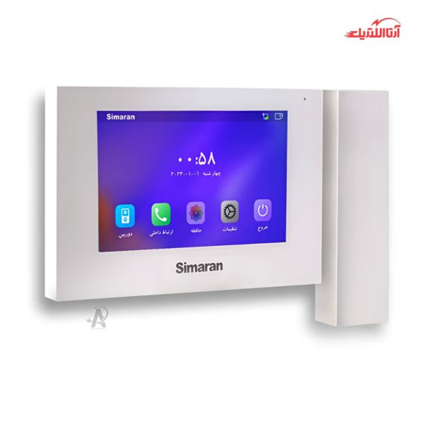 مانیتور آیفون تصویری7 اینچ حافظه دار HD سیماران مدل 76D