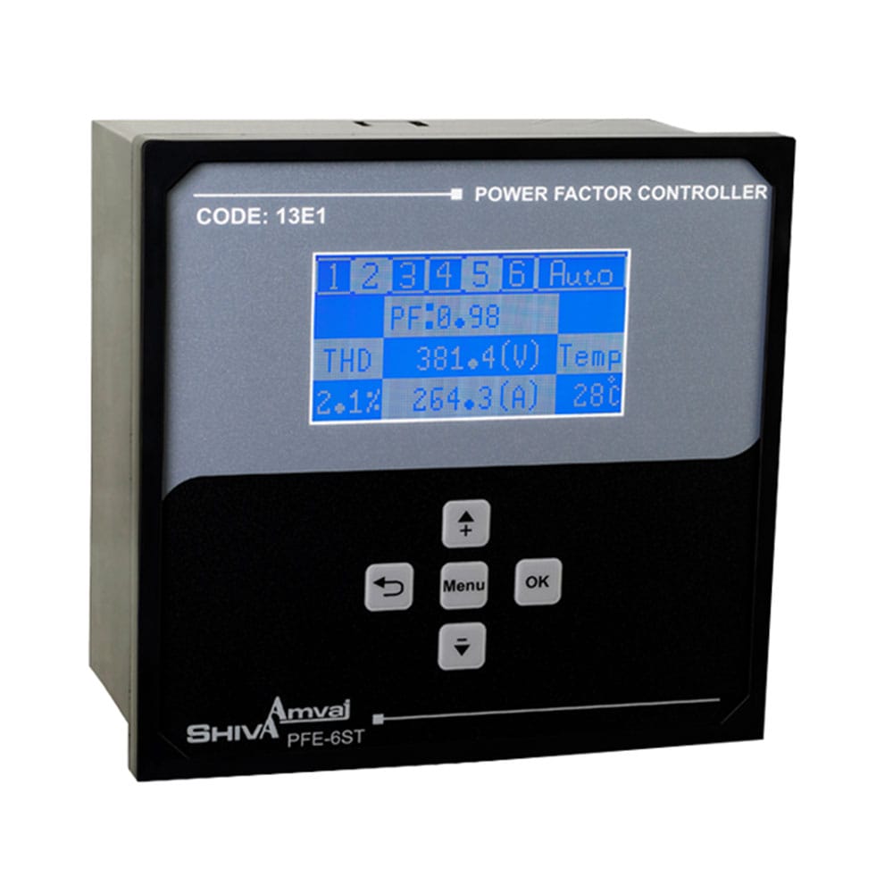 رگولاتور خازن هوشمند 6 پله شیوا امواج مدل PFE-6ST کد 13E1