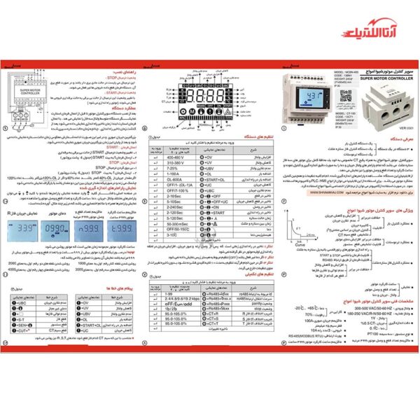 سوپر کنترل موتور شیوا امواج مدل MCBN-485 کد 13BN1