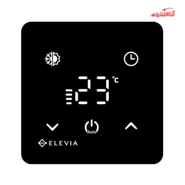کلید لمسی ترموستات هوشمند با نمایشگر سگمنتی الویا مدل ST-1112