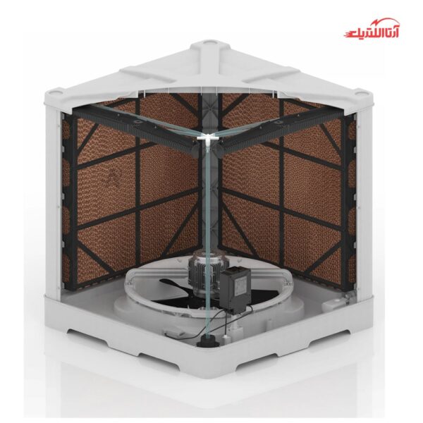 کولر پلیمری سلولزی 30000 پایین زن نیرو تهویه البرز مدل TYPHOON6/300D