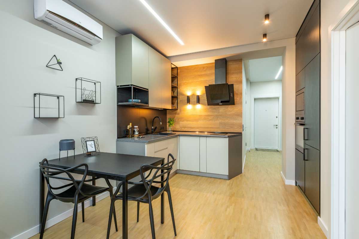 ارتفاع استاندارد چراغ دیواری آشپزخانه چقدر است؟