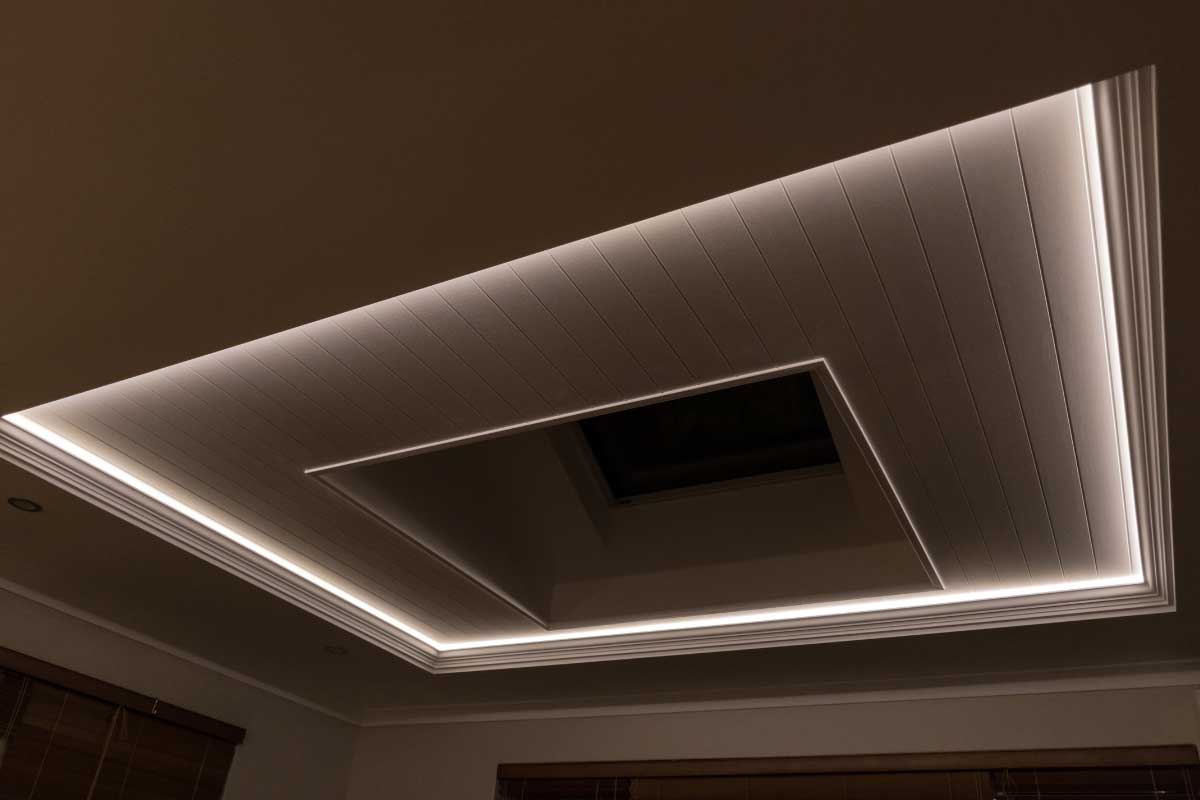 ریسه ال ای دی برای نورپردازی تزئینی سقف خانه