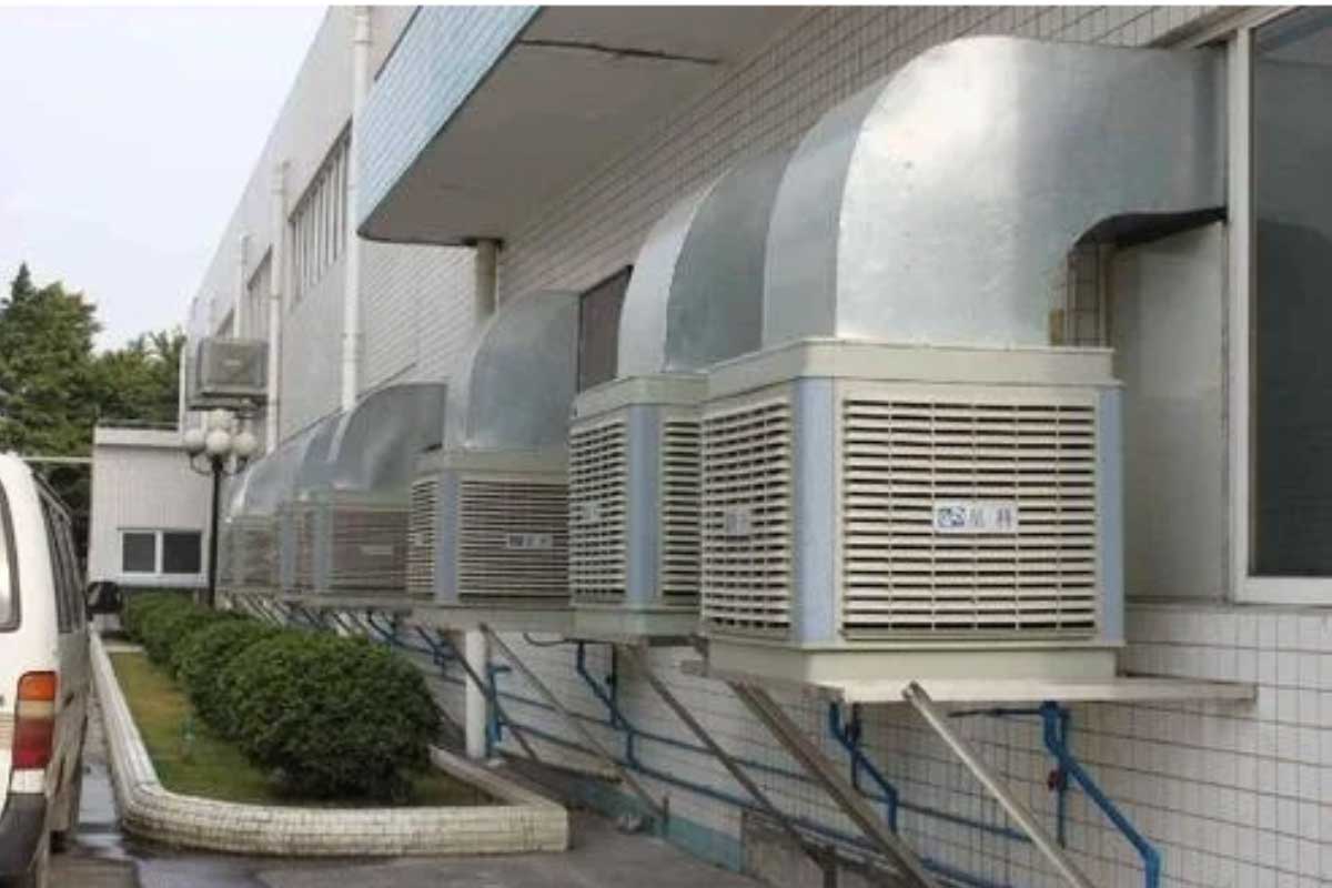 کولر بالازن یکی از انواع کولر آبی از نظر موقعیت نصب کانال